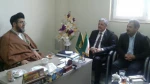 دیدارمدیرتئاتر لنکران با امام جمعه و رئیس ارشاد پارس آباد