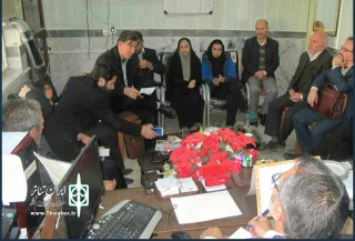 حضور رئیس انجمن هنرهای نمایشی استان در شهرستان گرمی