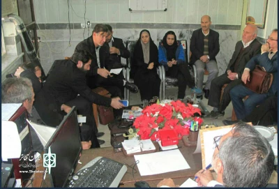 حضور رئیس انجمن هنرهای نمایشی استان در شهرستان گرمی