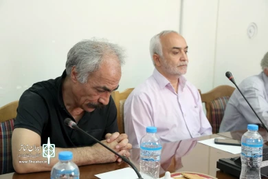 نشست صمیمی مسئول اموراستان های اداره کل هنرهای نمایشی با فعالین تئاتری اردبیل