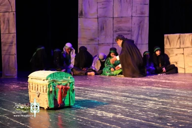 گزارش تصویری اجرای نمایش«عشق قافله سی» در اردبیل/ عکاس: امیررضا نوریان