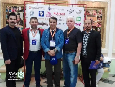 سفر گروه نمایشی«وخداونددرون یک مرد دوقلب قرارنداد»به روسیه