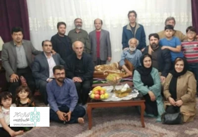 عیادت جمعی از فعالین تئاتری استان از استاد احمد پروستان