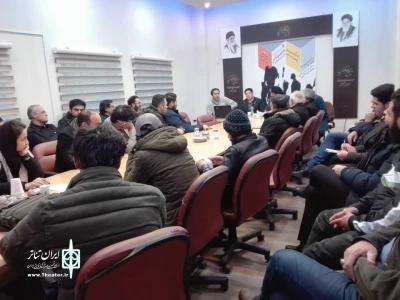 نشست تعاملی تئاتر، گرافیک و عکاسی در اردبیل