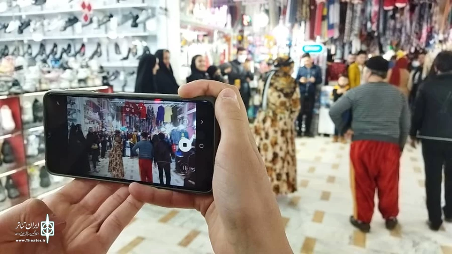 نمایش خیابانی «گویدن پیل یاغماز» در گرمی