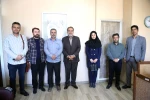 دیدار عوامل اجرایی نمایش زندگی در رود ارس با مدیرکل ارشاد اردبیل