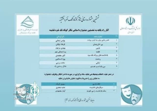 توسط هیئت انتخاب:

آثار راه یافته به جشنواره تئاتر نقشینه معرفی شدند