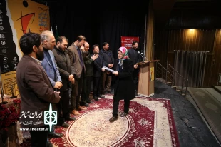 تجلیل از افتخار آفرین اردبیلی تئاتر فجر