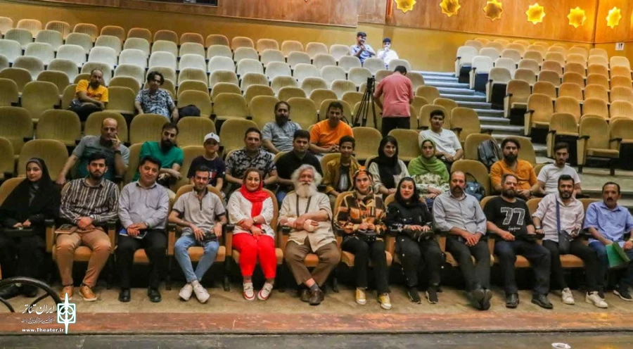 کارگاه انتقال تجربه بازیگری در اردبیل/ عکاس: محمدرضا باوفا