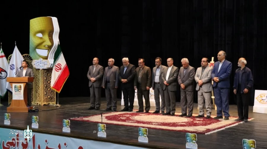 تجلیل از برترین ها و فعالین تئاتری استان اردبیل/ عکاس: محمد رضا باوفا