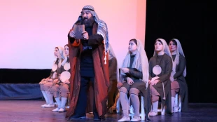 اجرای نمایش لیلی و مجنون در اردبیل/ عکاس: محمدرضا باوفا
