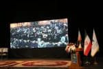 استاد علی نصیریان در همایش تجلیل از نامداران اردبیل/عکاس: طاهر حضرتی