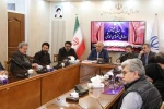 نشست هنرمندان تئاتر با مدیرکل ارشاد اردبیل/ عکاس: ولی الله ارجمند