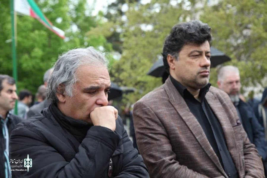 وداع اهالی هنر اردبیل با زنده یاد رحیم پرواسی/ عکاس: شهزاد رعبی