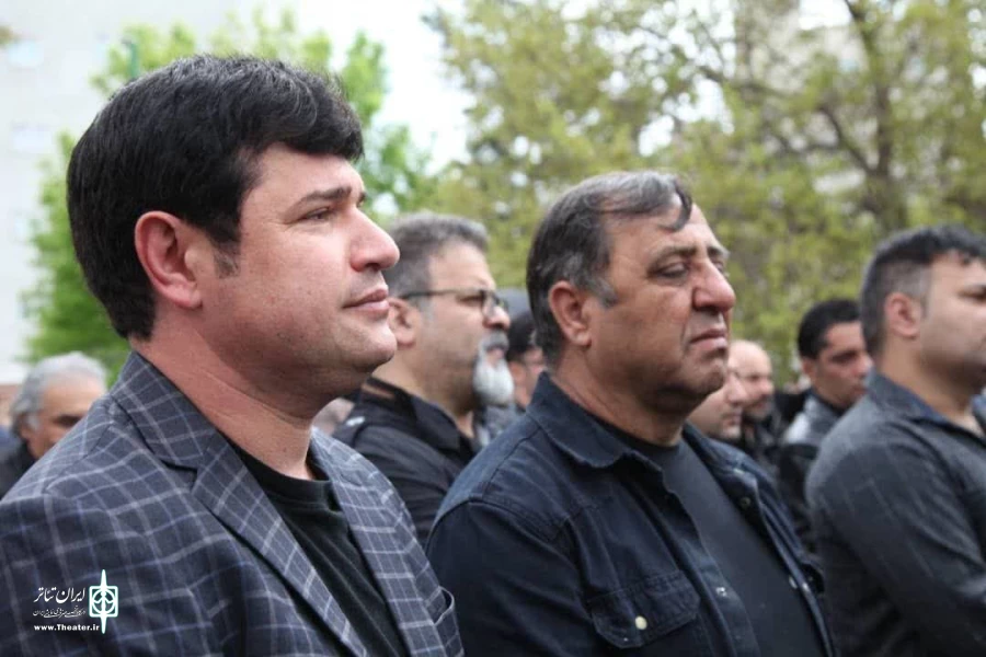 وداع اهالی هنر اردبیل با زنده یاد رحیم پرواسی/ عکاس: شهزاد رعبی