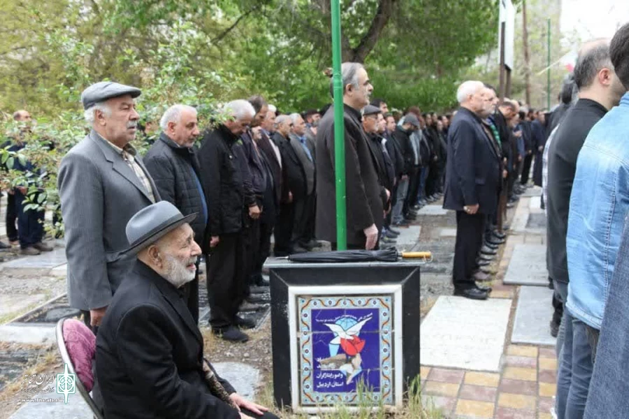 وداع اهالی هنر اردبیل با زنده یاد رحیم پرواسی/ عکاس: شهزاد رعبی