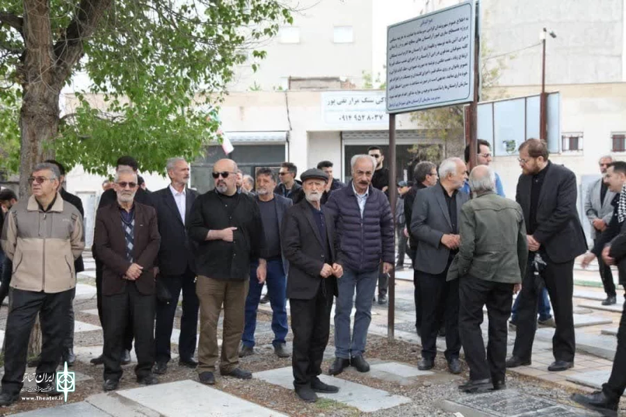 وداع اهالی هنر اردبیل با زنده یاد رحیم پرواسی/ عکاس: شهزاد رعبی