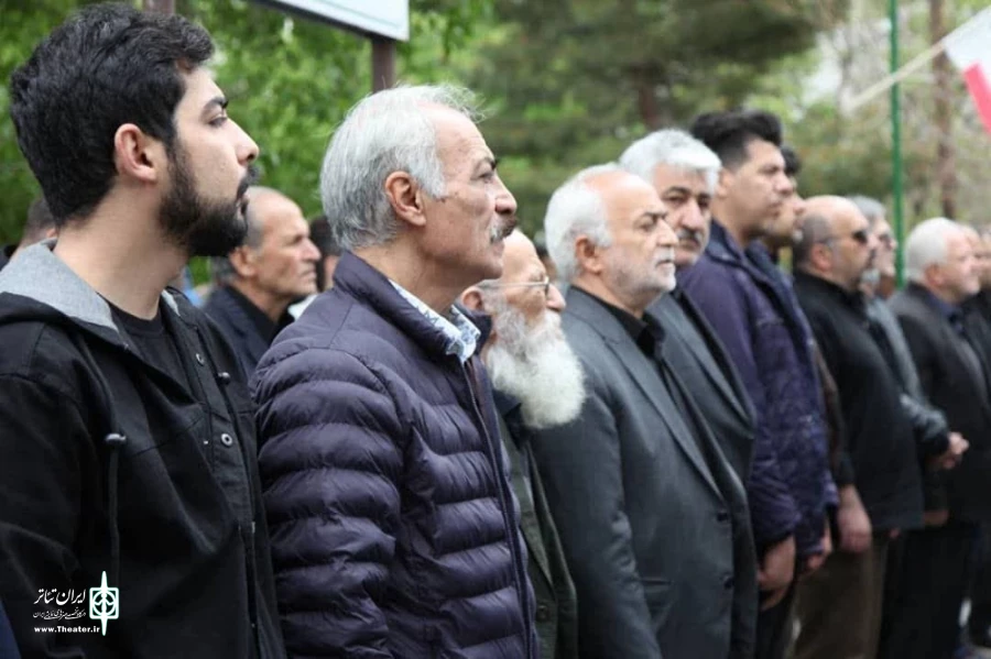 وداع اهالی هنر اردبیل با زنده یاد رحیم پرواسی/ عکاس: شهزاد رعبی