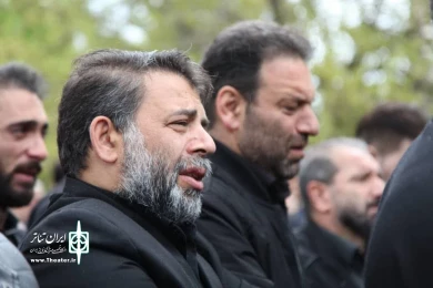 وداع اهالی هنر اردبیل با زنده یاد رحیم پرواسی/ عکاس: شهزاد رعبی