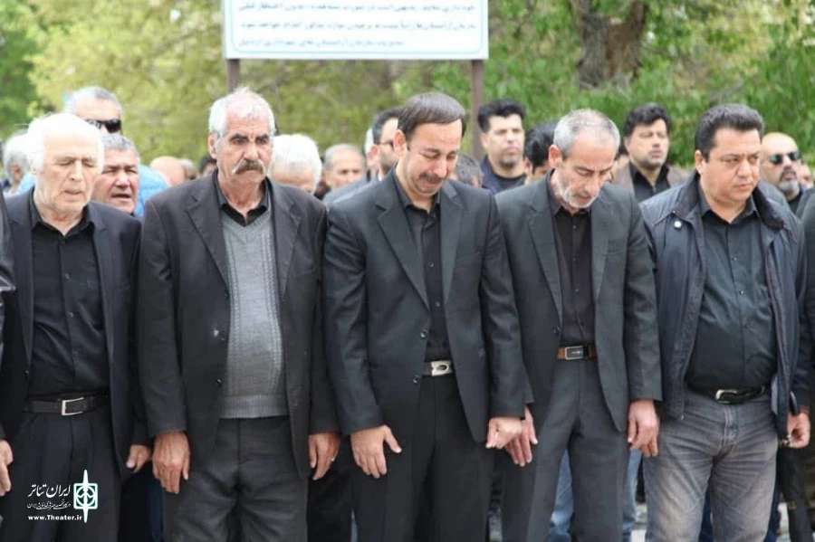 وداع اهالی هنر اردبیل با زنده یاد رحیم پرواسی/ عکاس: شهزاد رعبی