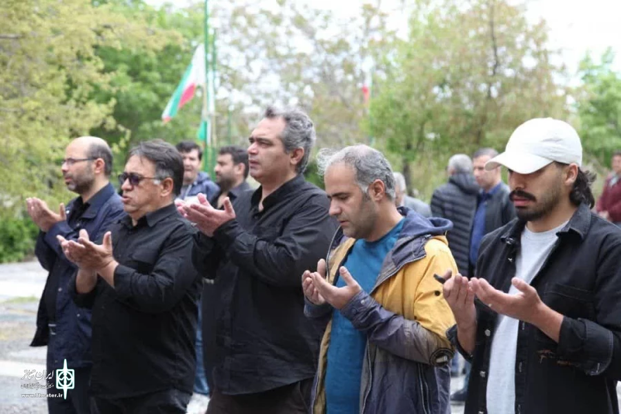 وداع اهالی هنر اردبیل با زنده یاد رحیم پرواسی/ عکاس: شهزاد رعبی
