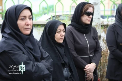 وداع اهالی هنر اردبیل با زنده یاد رحیم پرواسی/ عکاس: شهزاد رعبی