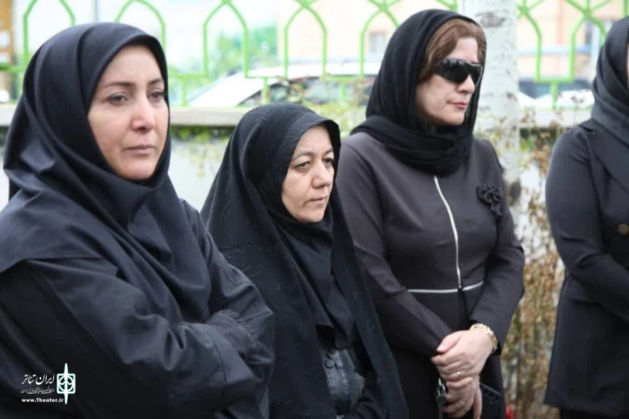 وداع اهالی هنر اردبیل با زنده یاد رحیم پرواسی/ عکاس: شهزاد رعبی