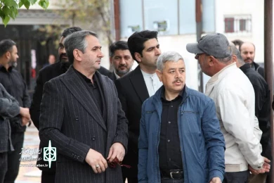 وداع اهالی هنر اردبیل با زنده یاد رحیم پرواسی/ عکاس: شهزاد رعبی