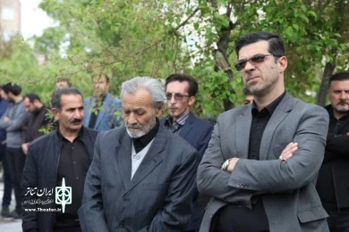 وداع اهالی هنر اردبیل با زنده یاد رحیم پرواسی/ عکاس: شهزاد رعبی