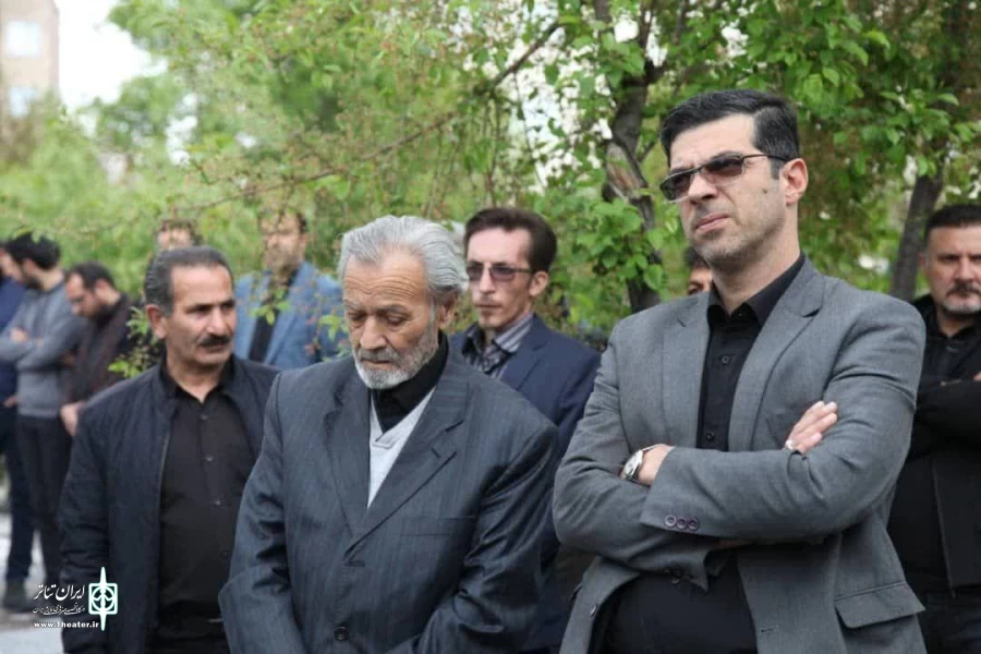 وداع اهالی هنر اردبیل با زنده یاد رحیم پرواسی/ عکاس: شهزاد رعبی
