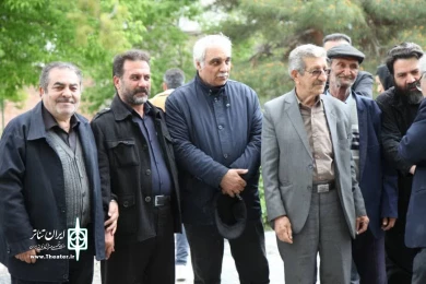 وداع اهالی هنر اردبیل با زنده یاد رحیم پرواسی/ عکاس: شهزاد رعبی