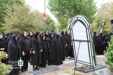 وداع اهالی هنر اردبیل با زنده یاد رحیم پرواسی/ عکاس: شهزاد رعبی