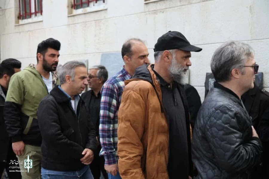 وداع اهالی هنر اردبیل با زنده یاد رحیم پرواسی/ عکاس: شهزاد رعبی