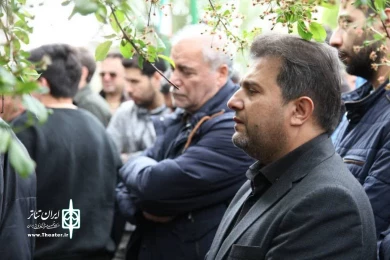 وداع اهالی هنر اردبیل با زنده یاد رحیم پرواسی/ عکاس: شهزاد رعبی