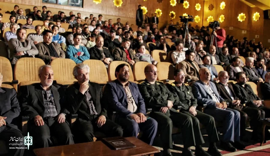 اختتامیه جشنواره تئاتر بسیج اردبیل/ عکاس: بهناز عظیمی