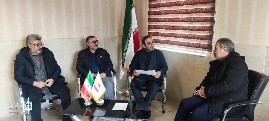 دیدار هیئت مدیره انجمن هنرهای نمایشی اردبیل با رئیس کمیسیون فرهنگی شورای شهر اردبیل