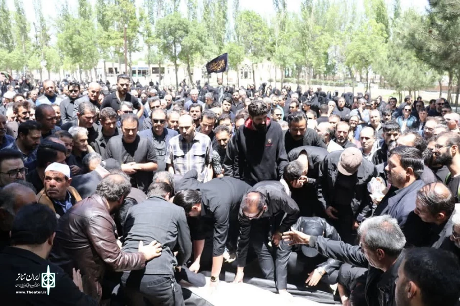 تشییع پیکر زنده یاد محمدرضا خدایی/ عکس: محمدرضا باوفا، امیر حسین هدایتی و طاهر حضرتی