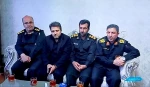 دیدار فرمانده سپاه استان اردبیل با خانواده زنده یاد خدایی