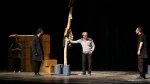 اجرای نمایش «بیگانه در خانه» اردبیل، عکاس» محمد رضا باوفا